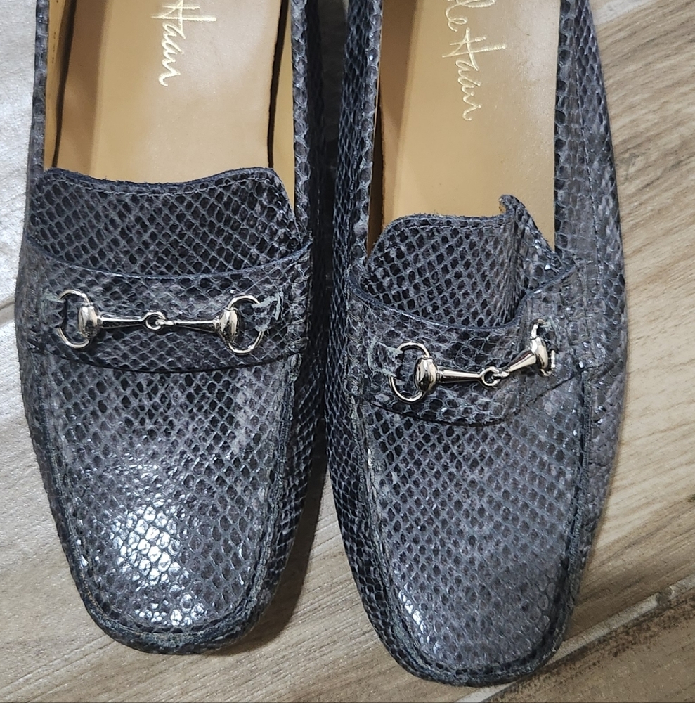 Cole Haan Snakeskin Loafers